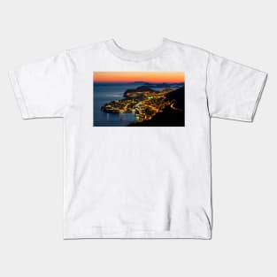 Night is coming over Dubrovnik Kids T-Shirt